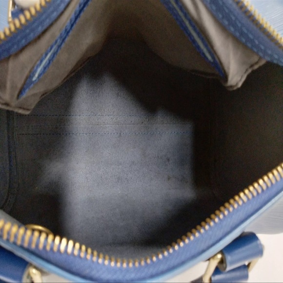 Louis Vuitton LV Hand Bag  Speedy 25 Blue Epi - Picture 8 of 8